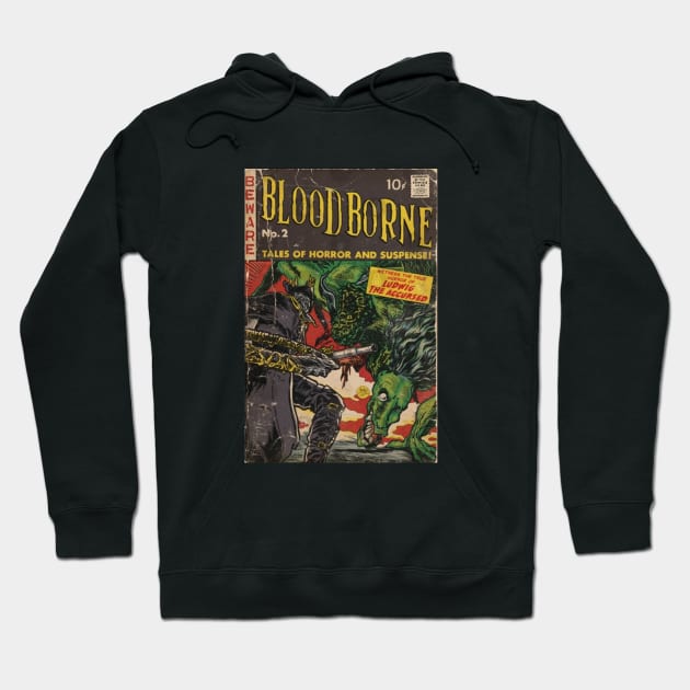 Bloodborne comic cover Hoodie by mrlieberman